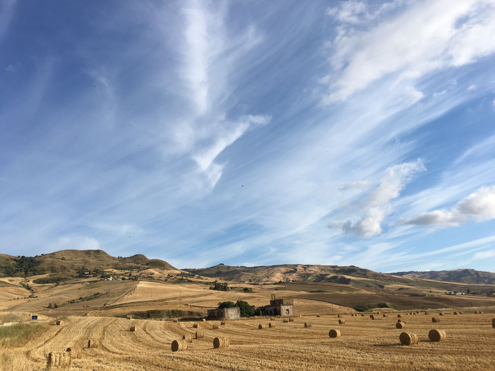 Apple iPhone 6s sample photo. Sicily, wheat, landscape photography