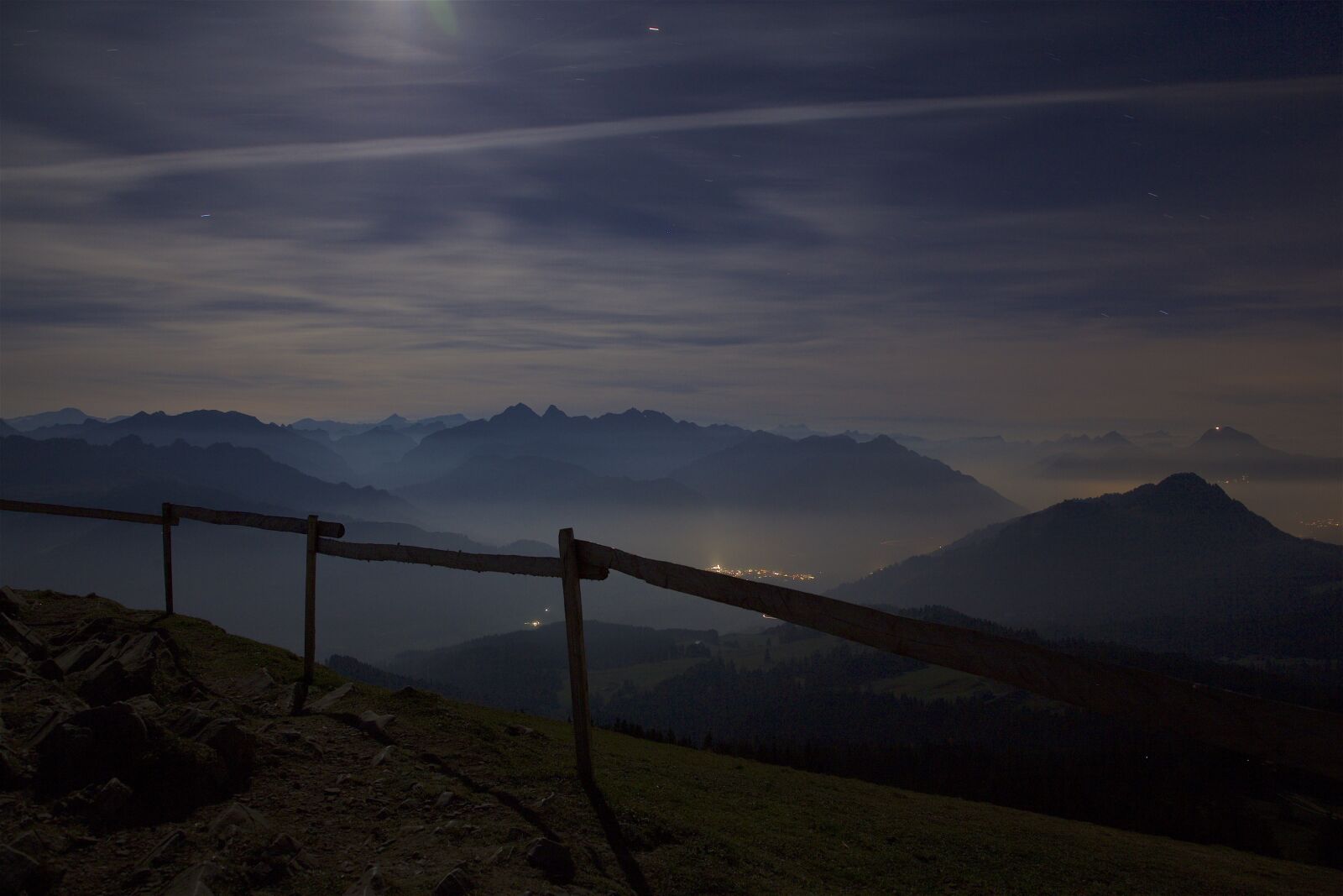 Canon EOS 5D Mark II sample photo. Night, mountains, moonlight photography