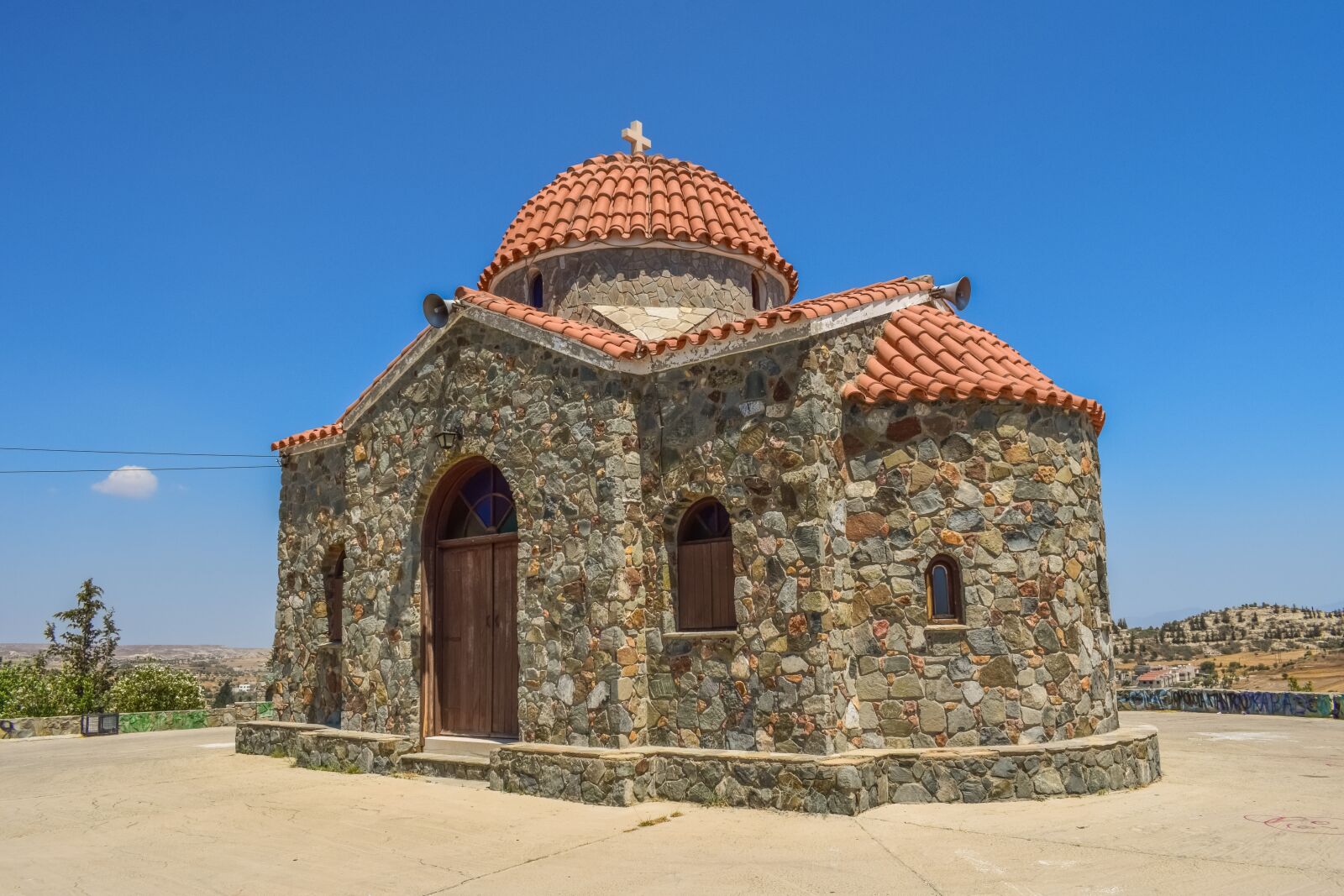 Nikon D3300 sample photo. Cyprus, ayia varvara, church photography