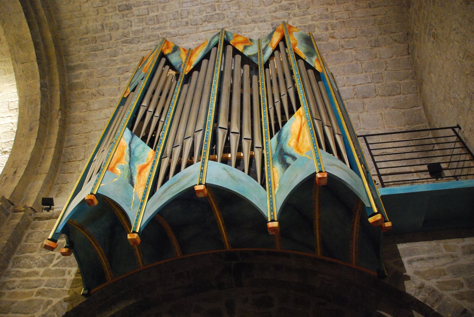 Nikon D80 sample photo. Organ, reeds, abbey photography