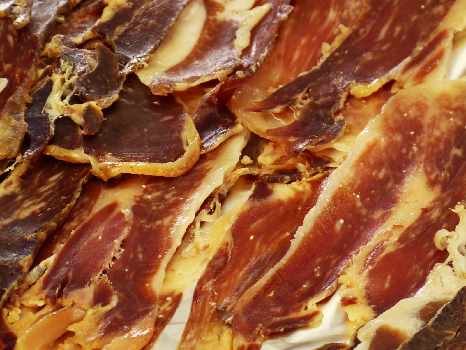 Panasonic Lumix DMC-FZ150 sample photo. Ham, sausage, market photography
