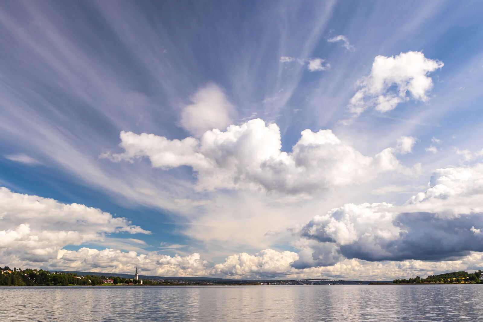 Canon EF 24-70mm F2.8L USM sample photo. Clouds, lake, landscape, norway photography