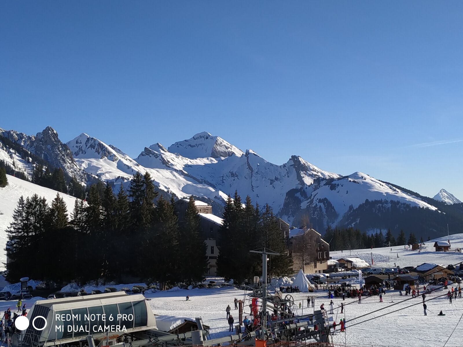 Xiaomi Redmi Note 6 Pro sample photo. Mountain, snow, ski photography