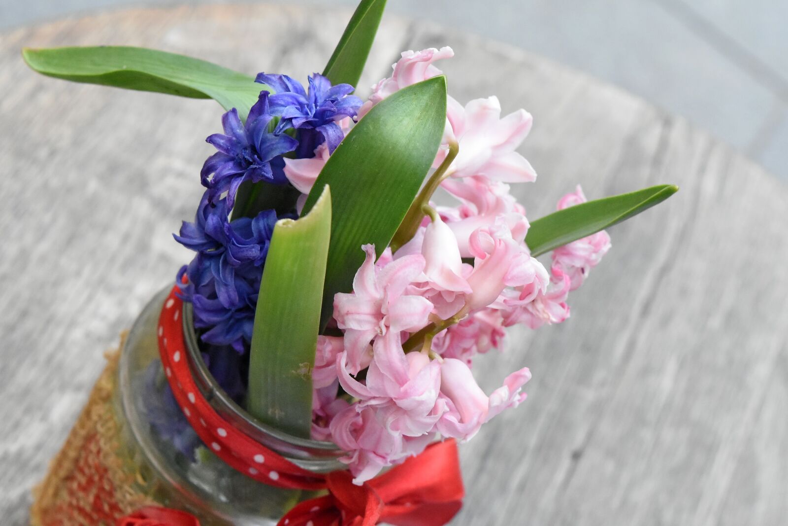 Nikon D5500 sample photo. Bouquet, jar, vase, hyacinth photography