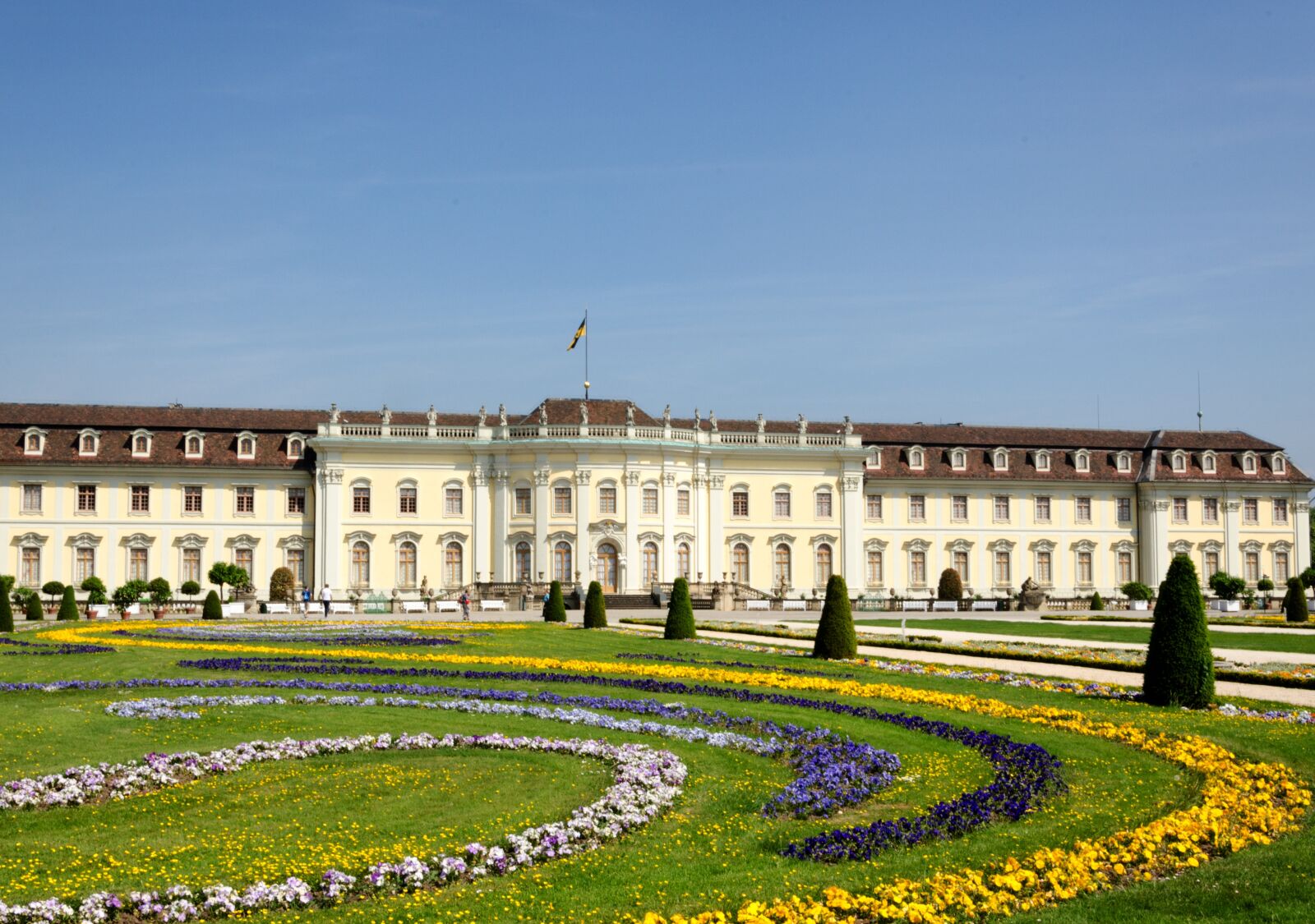 Nikon D5100 sample photo. Castle, ludwigsburg germany, baroque photography