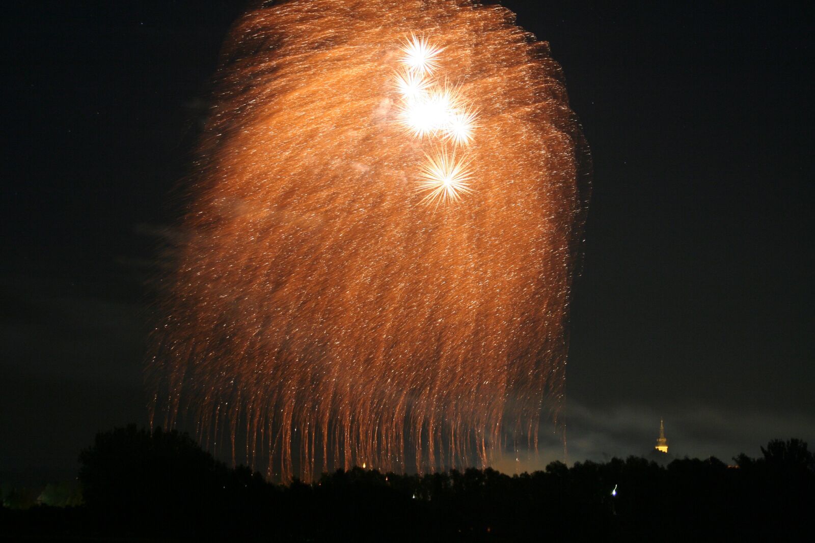 Canon EOS 350D (EOS Digital Rebel XT / EOS Kiss Digital N) sample photo. New year's eve, flare photography