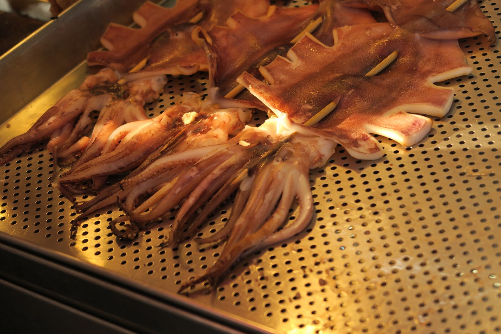 Canon PowerShot G7 X sample photo. Squid, barbecue, seafood photography