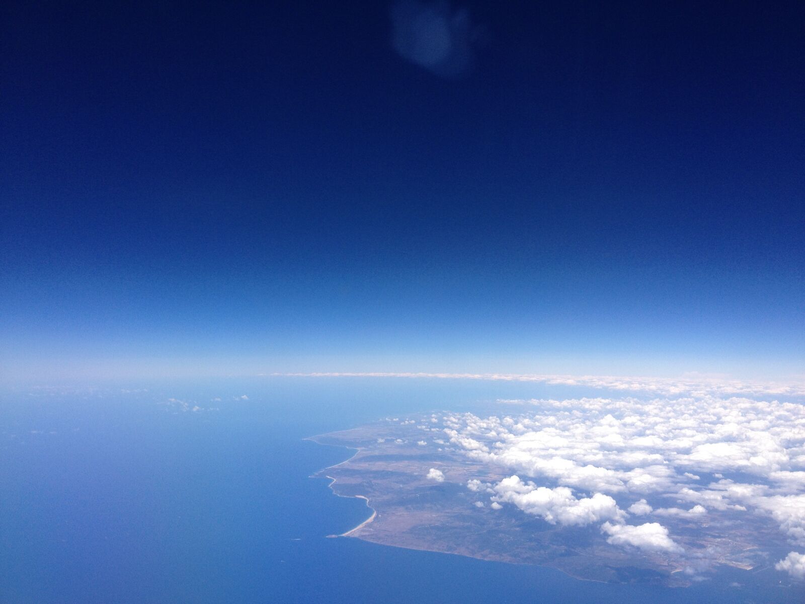 iPhone 4S back camera 4.28mm f/2.4 sample photo. Plane view, spain, gibraltar photography
