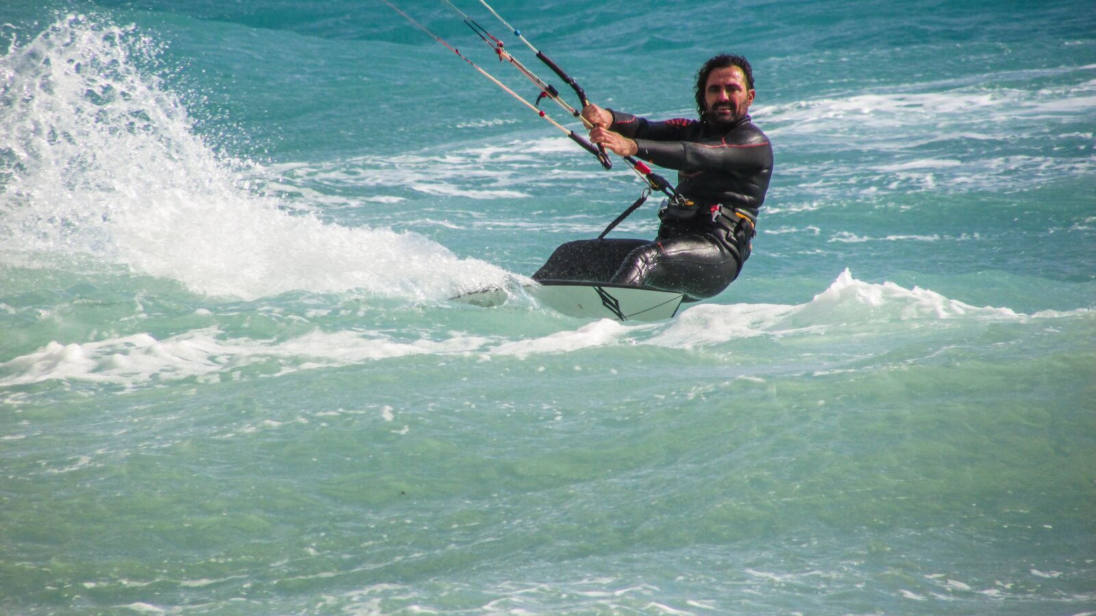 Canon PowerShot SX400 IS sample photo. Kite surfing, sport, surfing photography