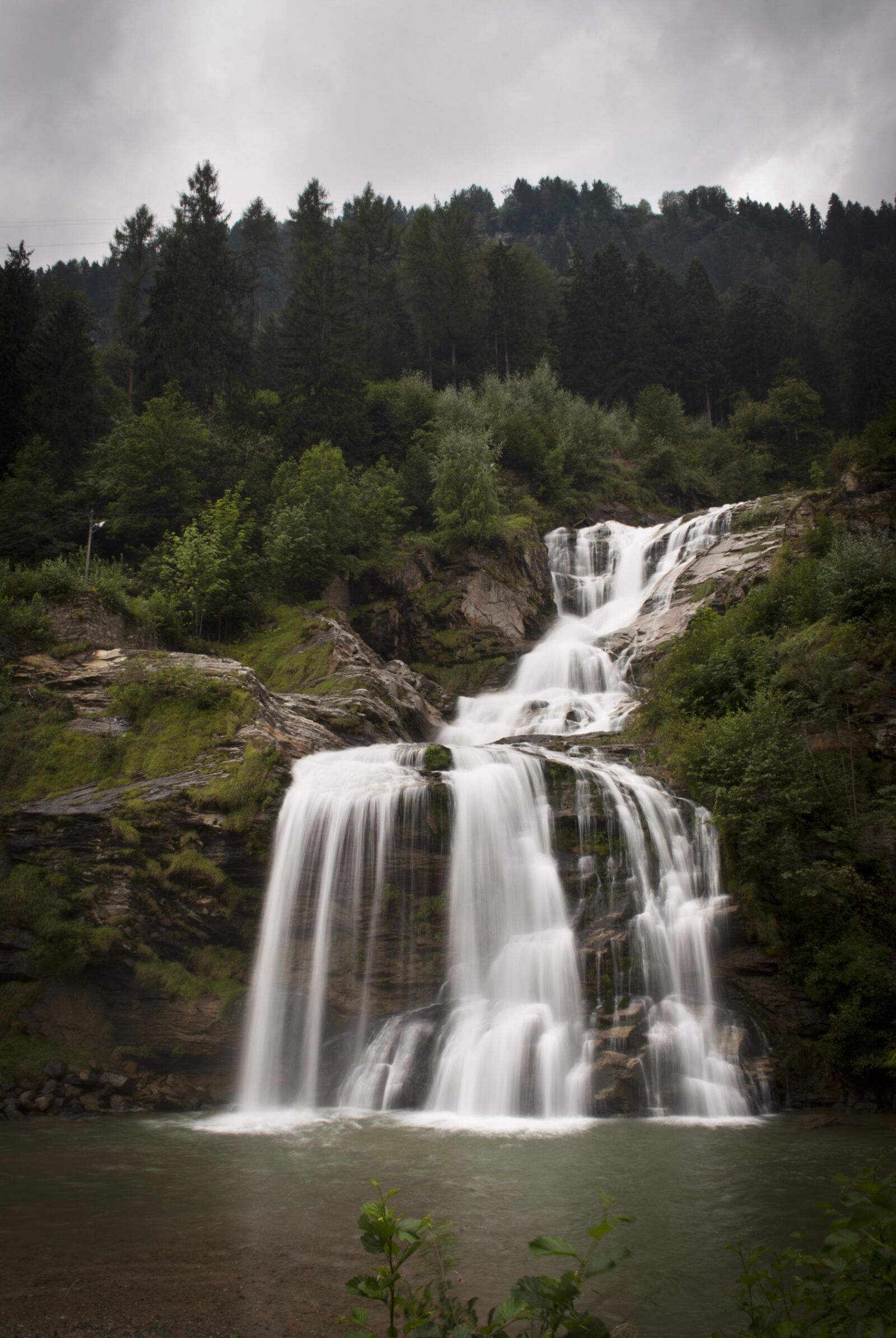 Nikon D60 sample photo. Waterfall, piumogna, landscapes photography
