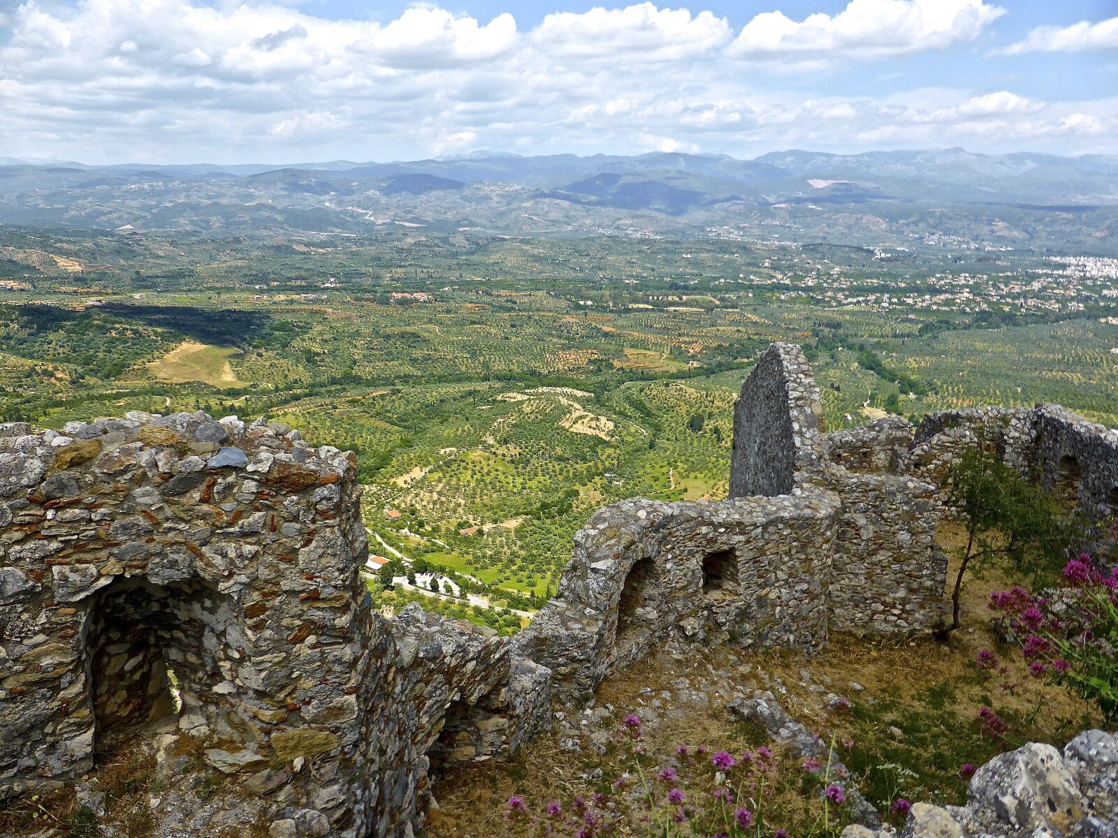 Panasonic DMC-TZ41 sample photo. Mystras, citadel, fortress photography