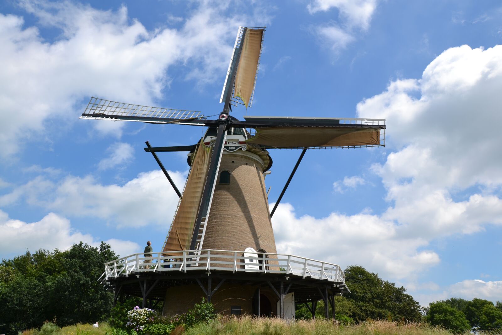 Nikon D3100 sample photo. Mill, mound, limburg photography