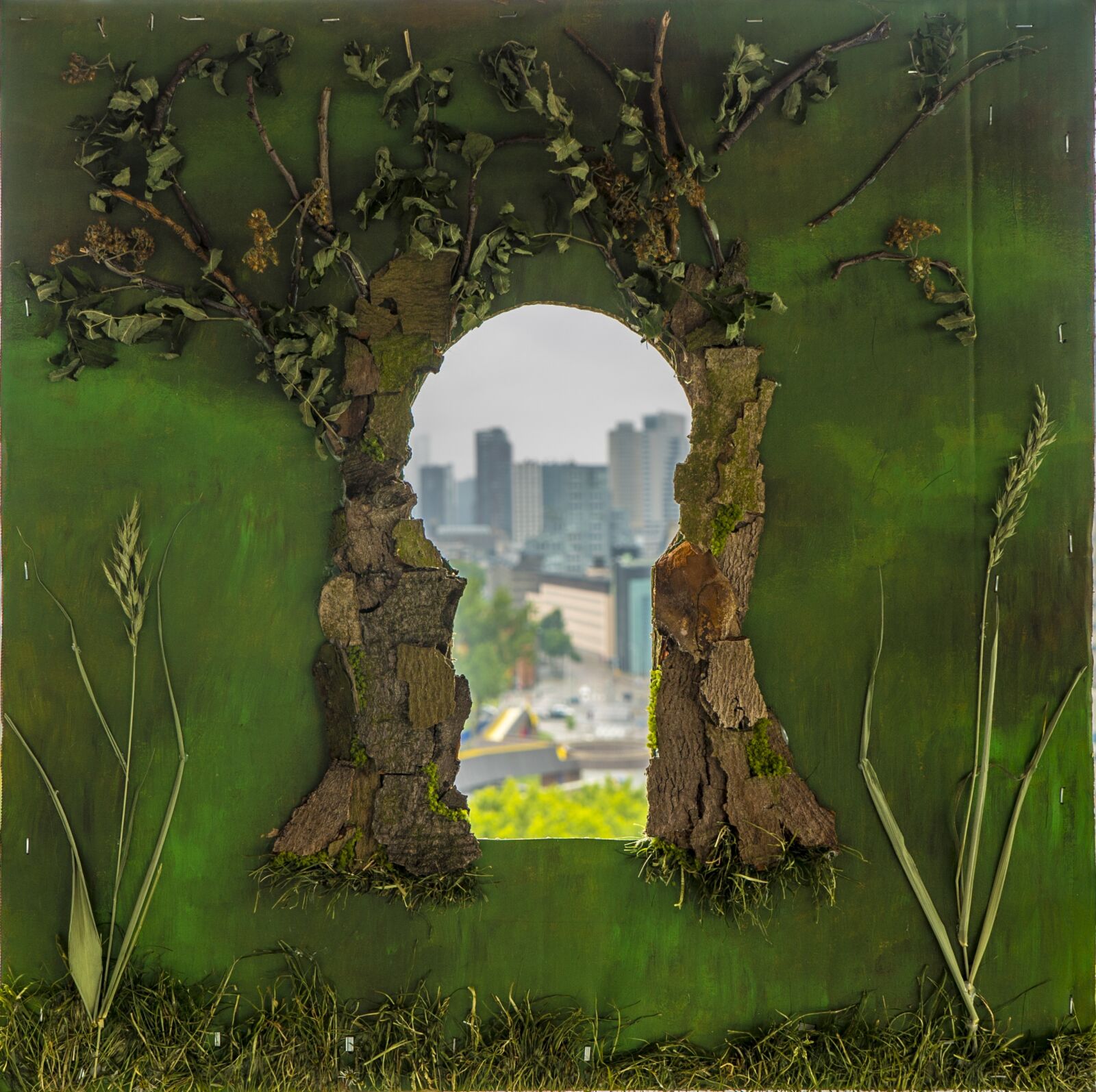 Sony a7S sample photo. Keyhole, city, art photography