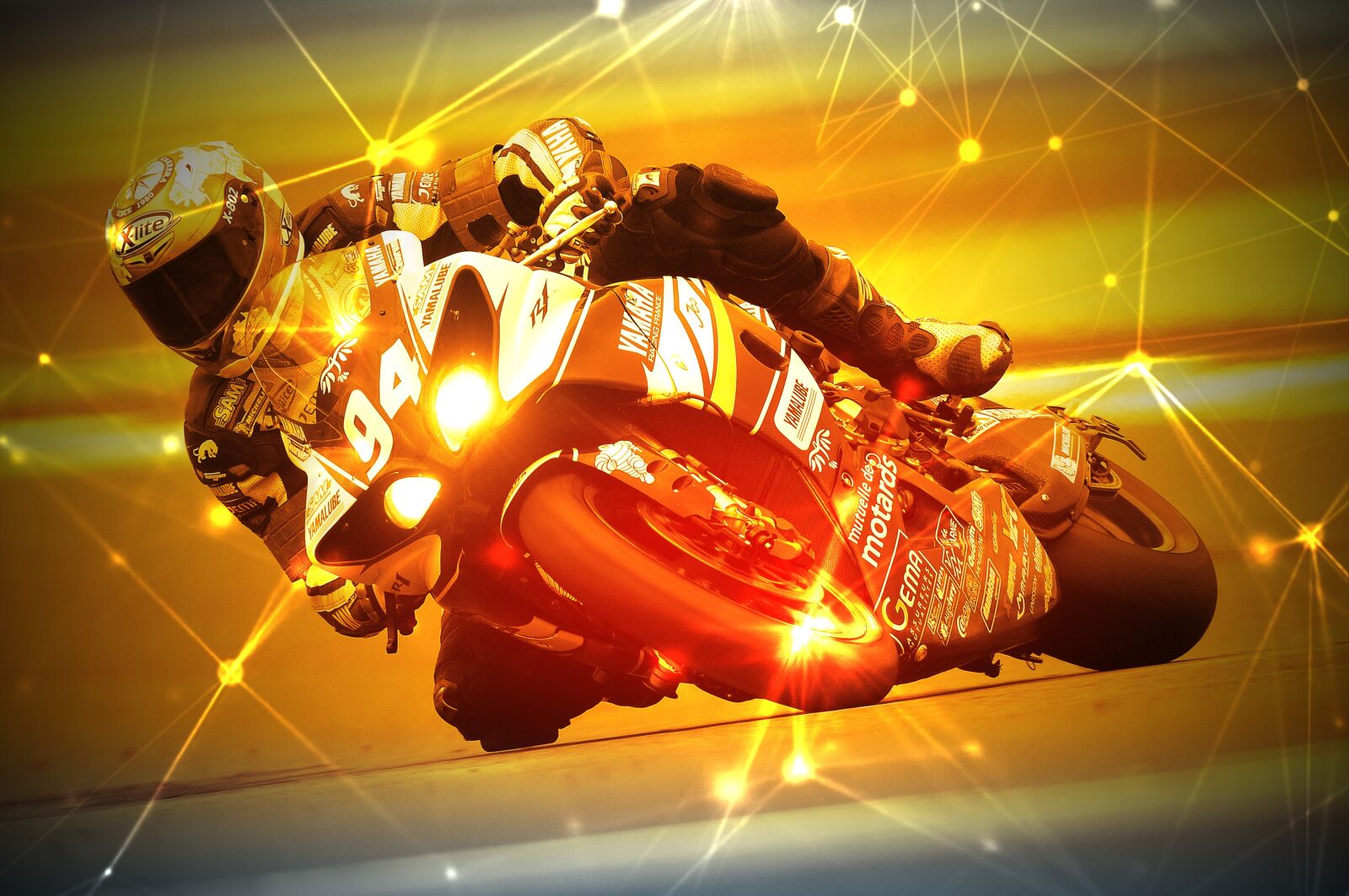 Nikon D300 sample photo. Motorcycle racer, racing, race photography