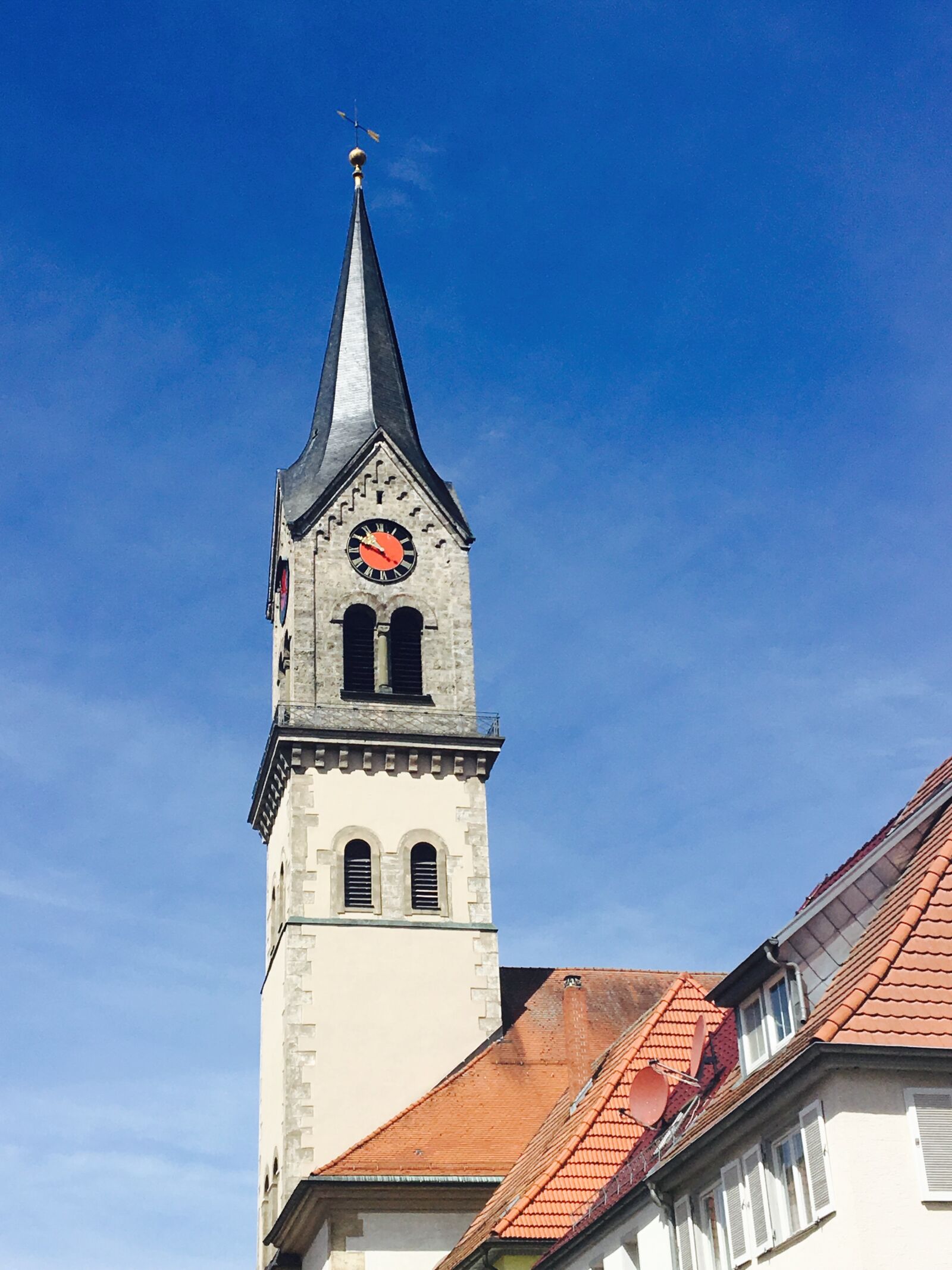 Apple iPhone 6s sample photo. Church, tower, germany photography