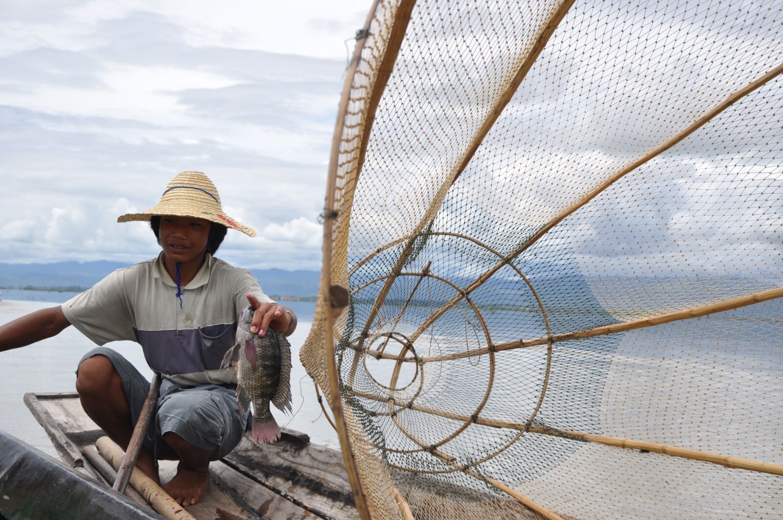 Nikon D90 sample photo. Young, fisherman, nasse photography