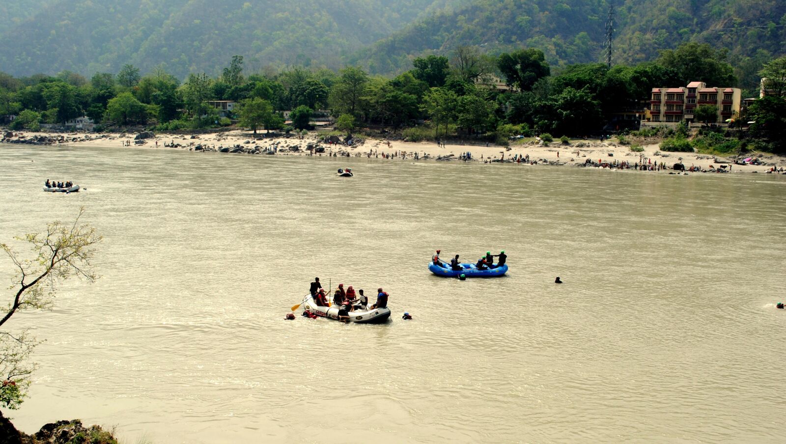 Nikon D3000 sample photo. River, mountain, forest photography