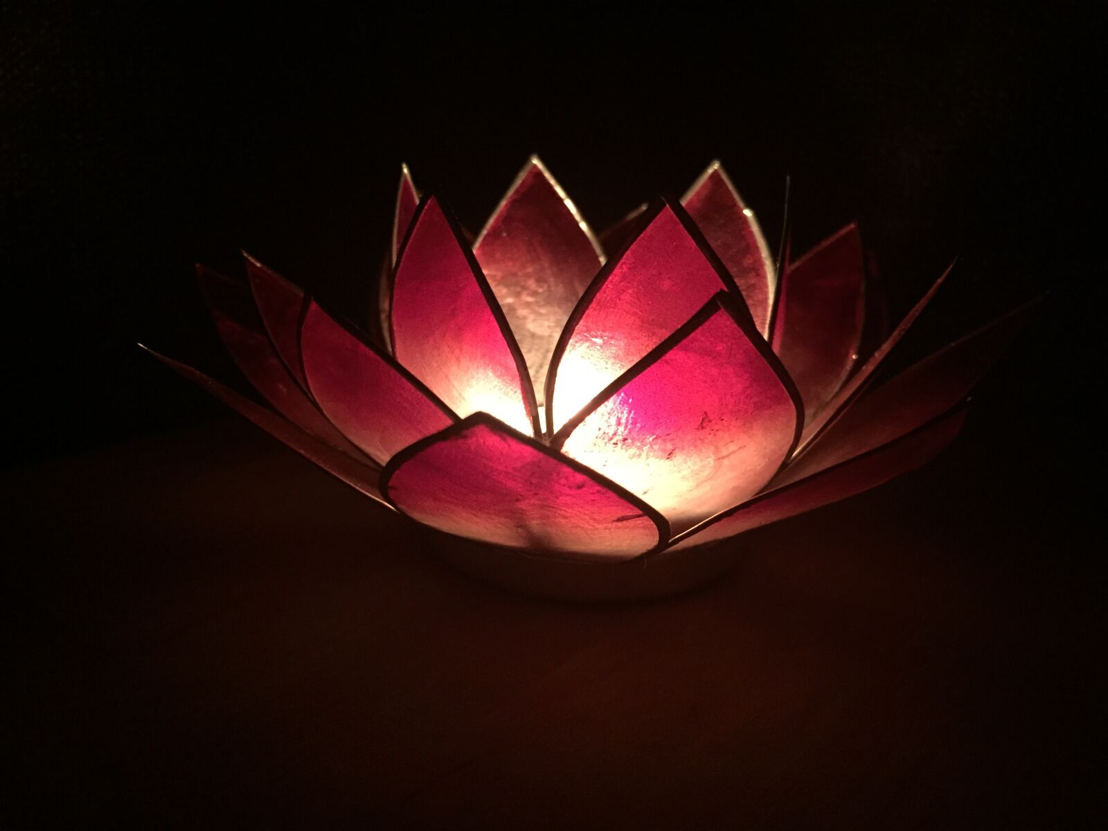 Apple iPhone 6 sample photo. Lotus, candle, light photography