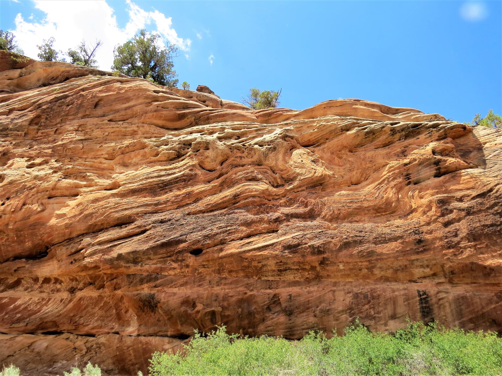 Canon PowerShot SX50 HS sample photo. Geology, red sandstone, unusual photography