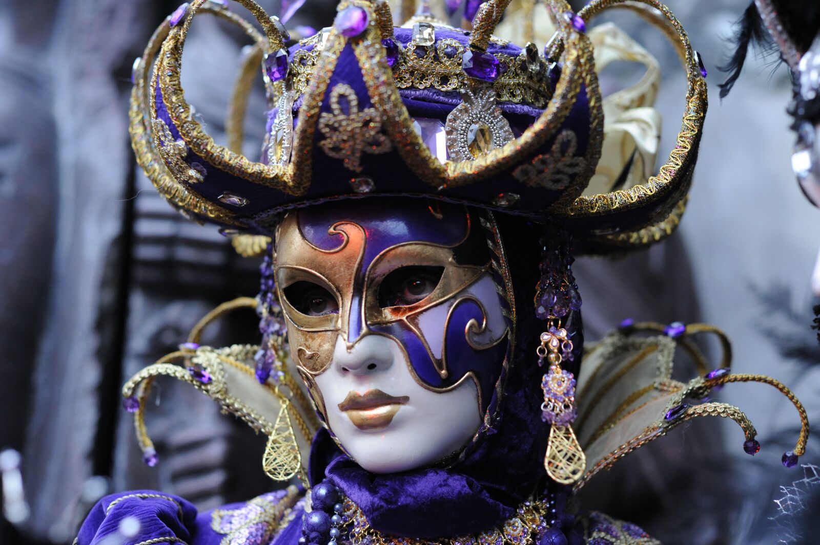 Nikon D700 sample photo. Carnival, mask, venice photography