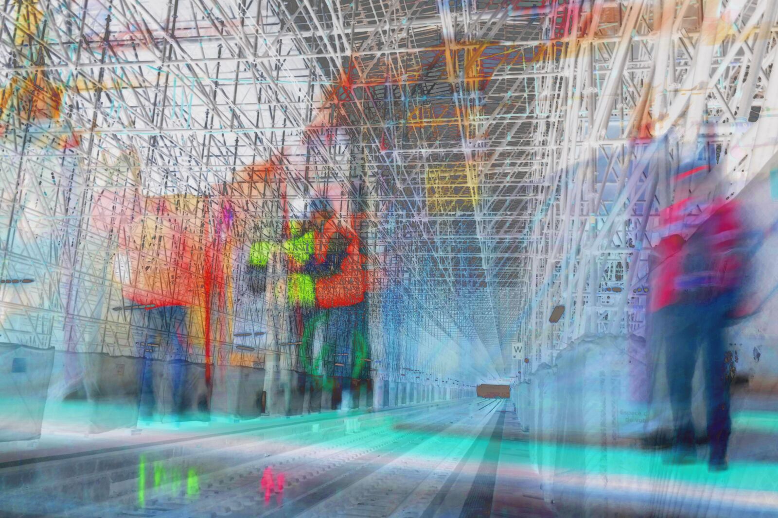 Samsung NX300 sample photo. Station, work, overprint photography