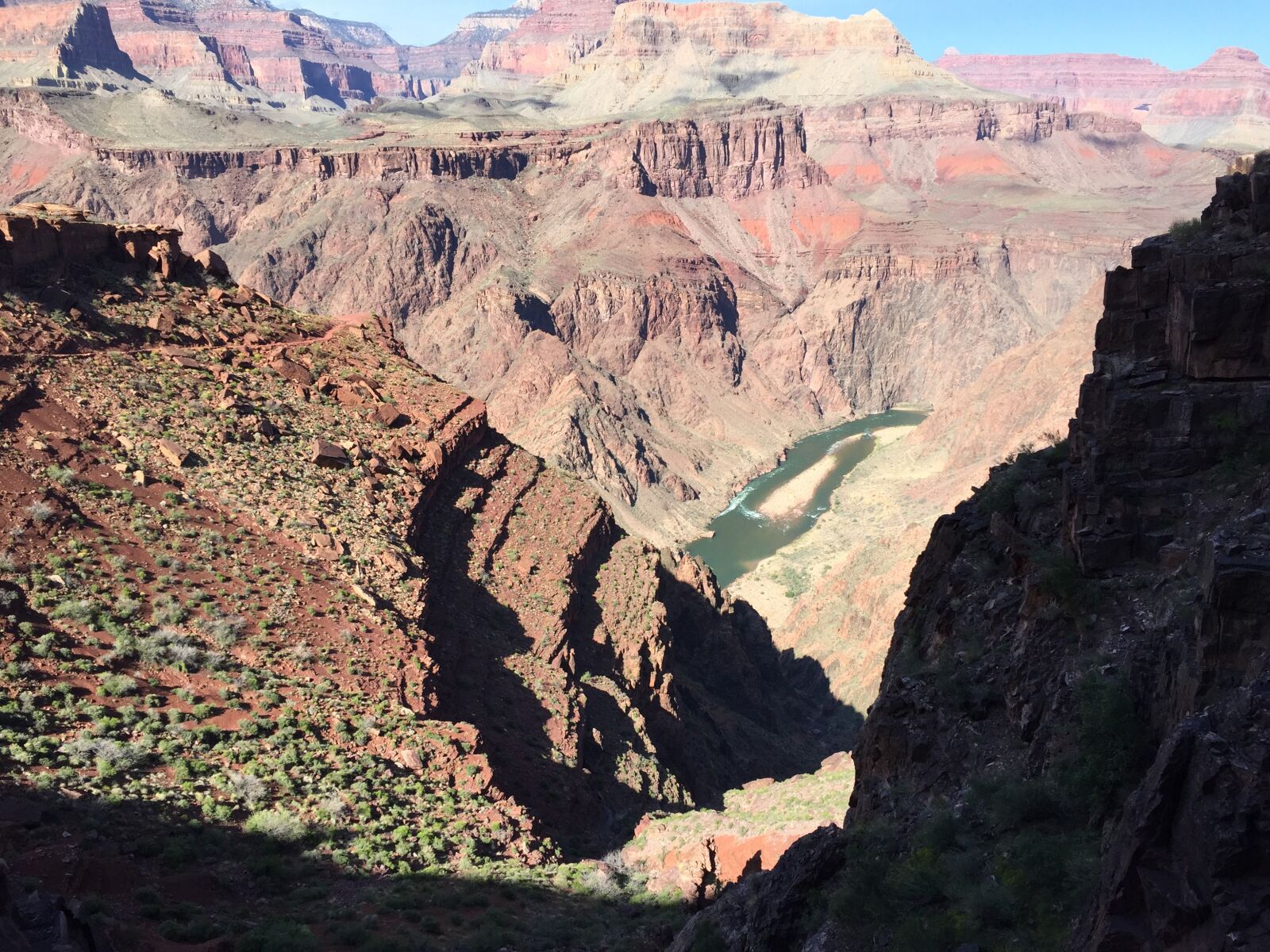 iPhone 6 back camera 4.15mm f/2.2 sample photo. Grand canyon, view, river photography