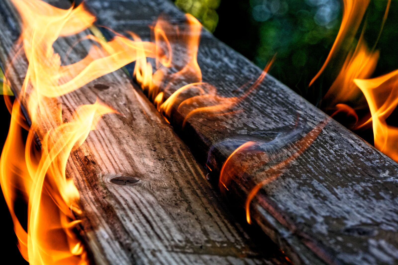 Nikon D7200 sample photo. Fire, flame, wood photography
