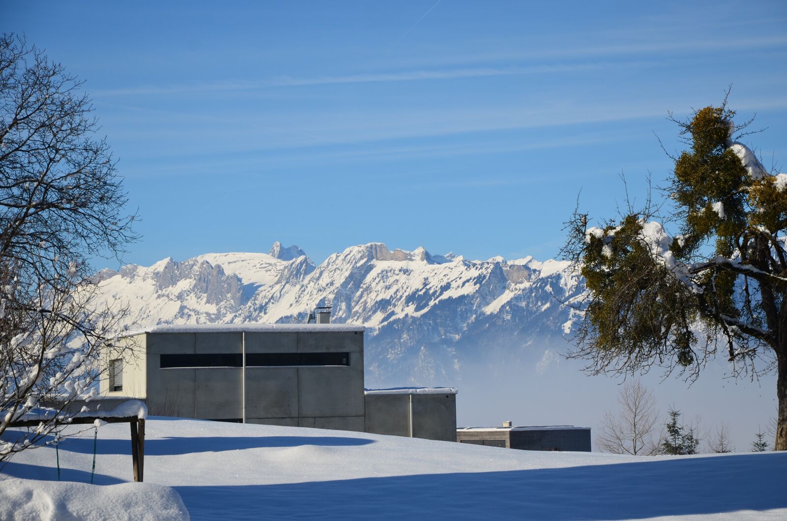 Nikon D5100 sample photo. Architecture, snow, mountain photography