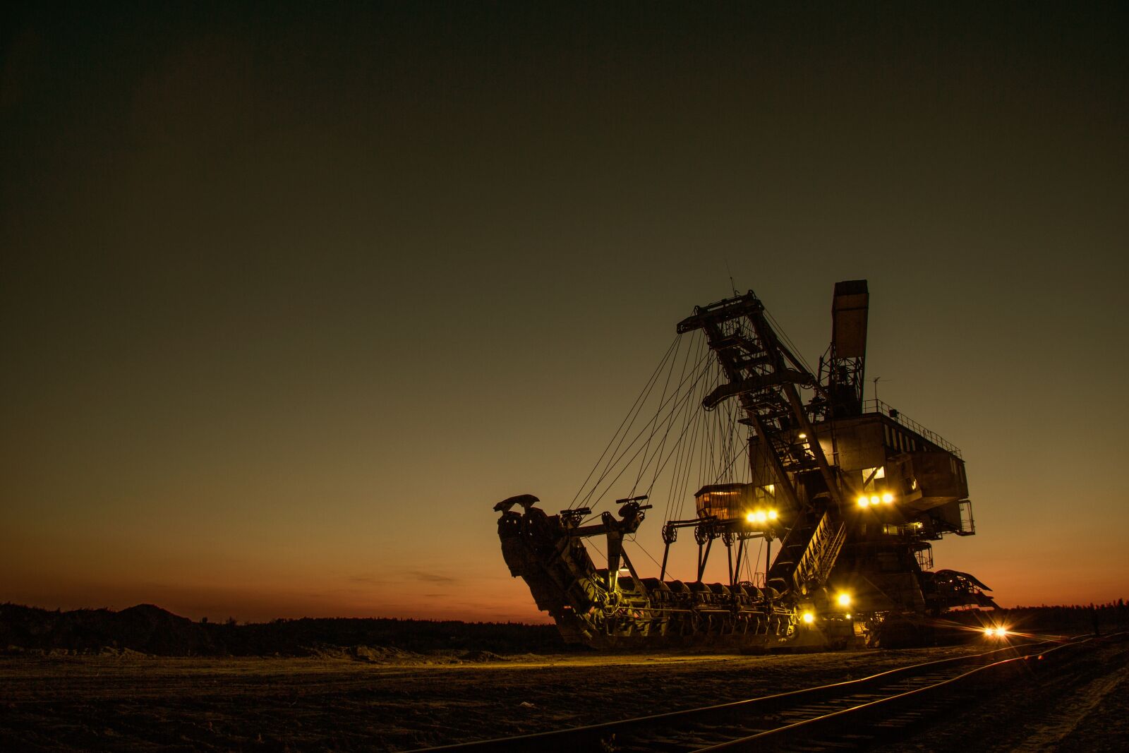Canon EOS 60D sample photo. Mining excavator, electric, bucket-wheel photography