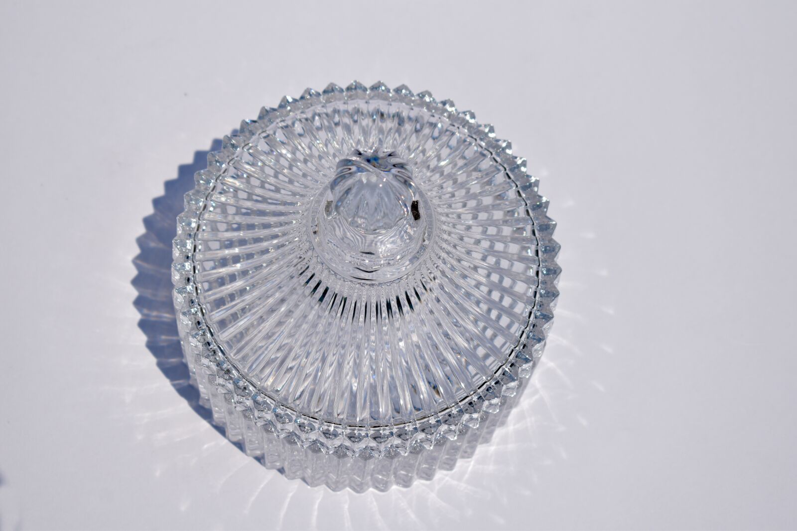 Nikon D5600 sample photo. Circular glass box, radial photography