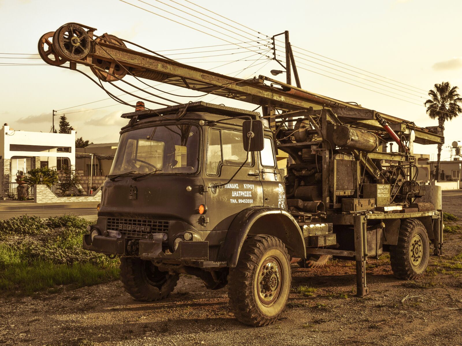 Nikon D3300 sample photo. Drilling rig, truck, vehicle photography