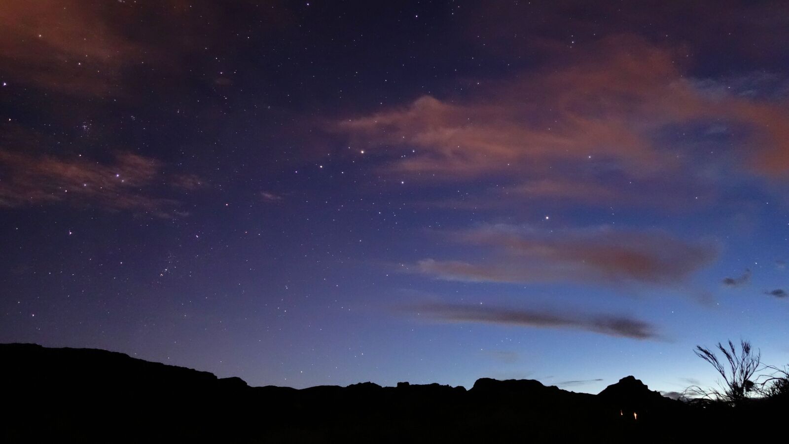 Sony Cyber-shot DSC-RX100 II sample photo. Sunset, starry sky, tenerife photography