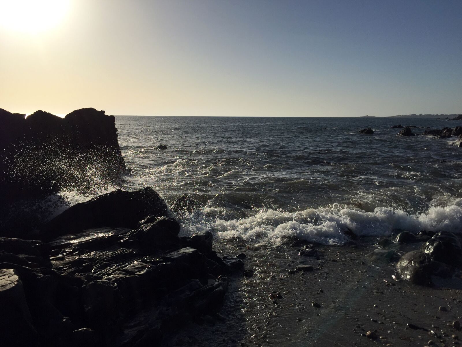 Apple iPhone 6 sample photo. Rock, sea, wave photography