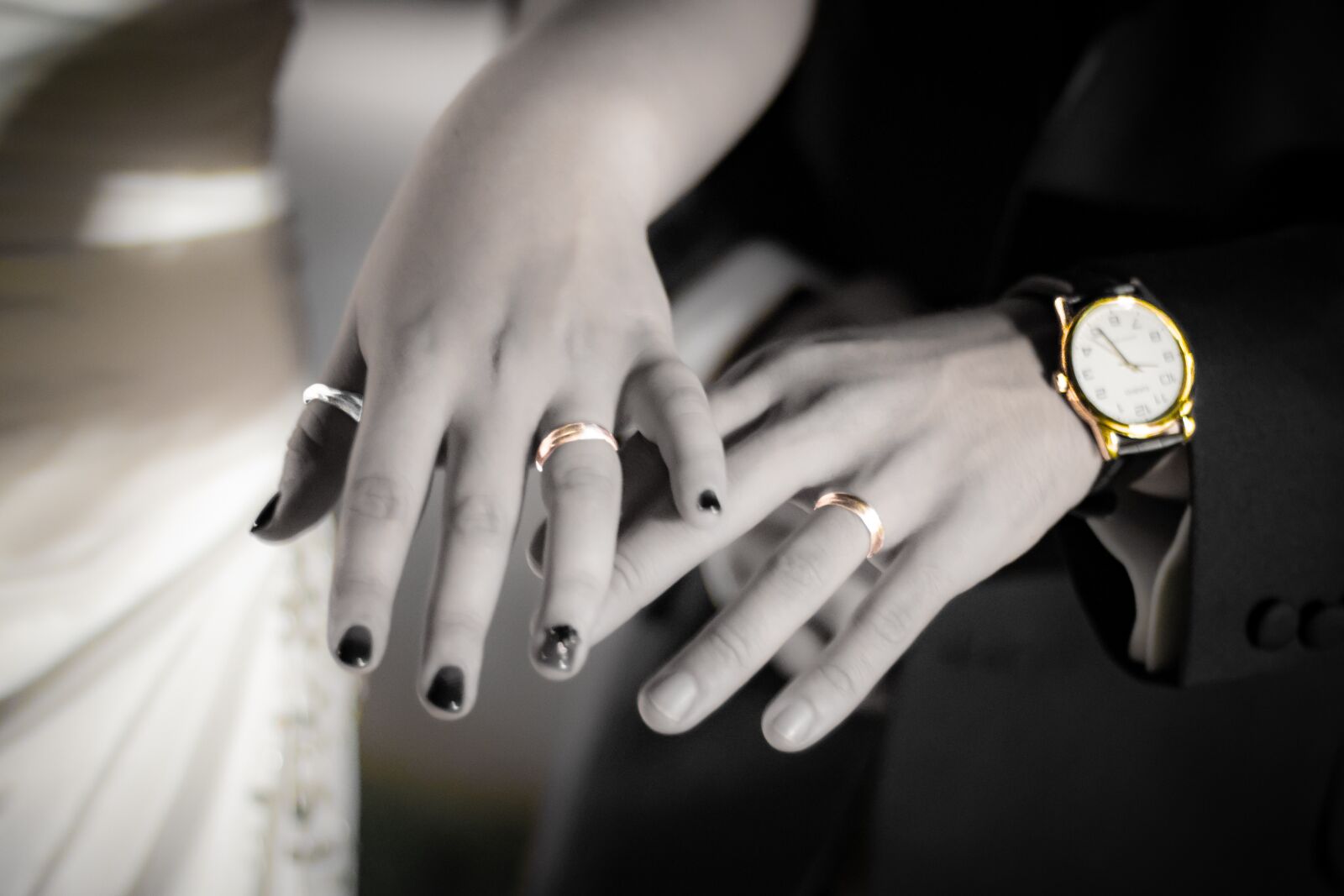 Canon EOS 60D sample photo. Rings, hands, wedding ring photography
