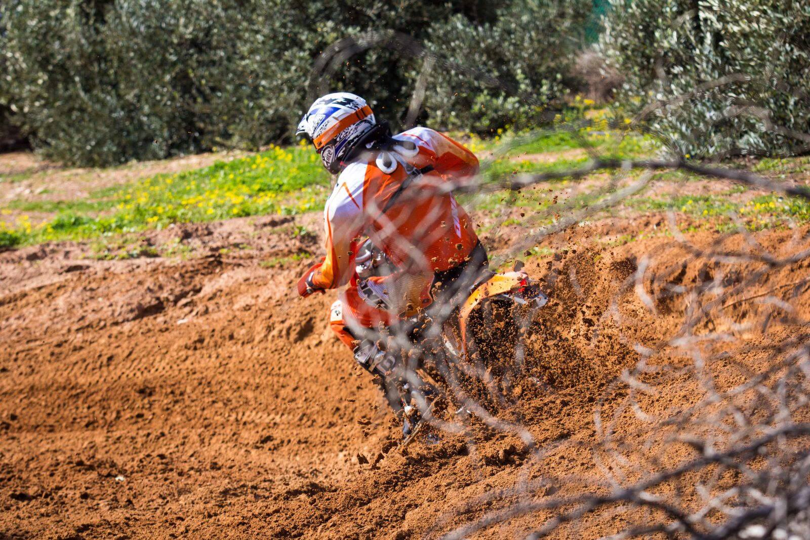 Canon EOS 60D + Canon EF 70-200mm F2.8L USM sample photo. Motocross, bike, motorcycle photography