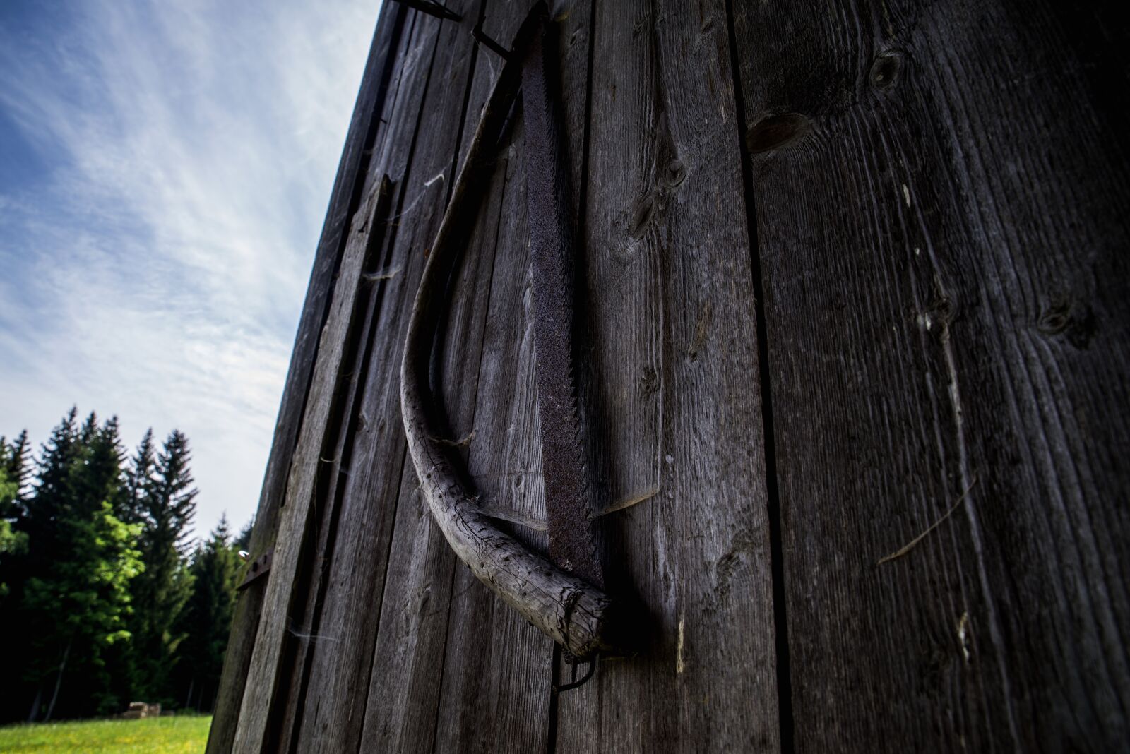 Pentax K-1 Mark II sample photo. Hut, meadow, forest photography
