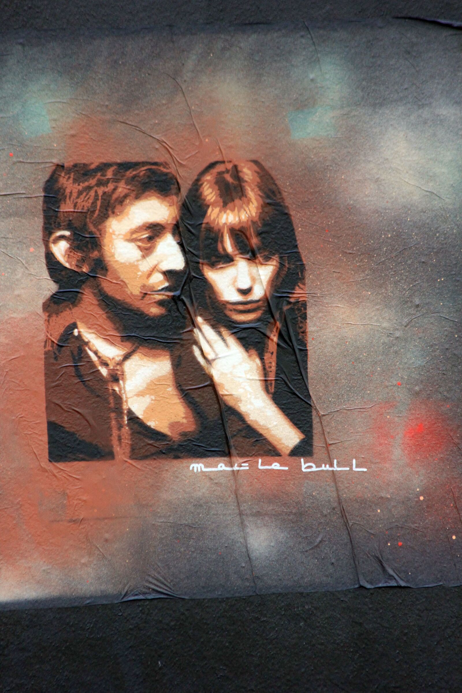 Canon EOS 550D (EOS Rebel T2i / EOS Kiss X4) sample photo. Serge gainsbourg, tag, couple photography