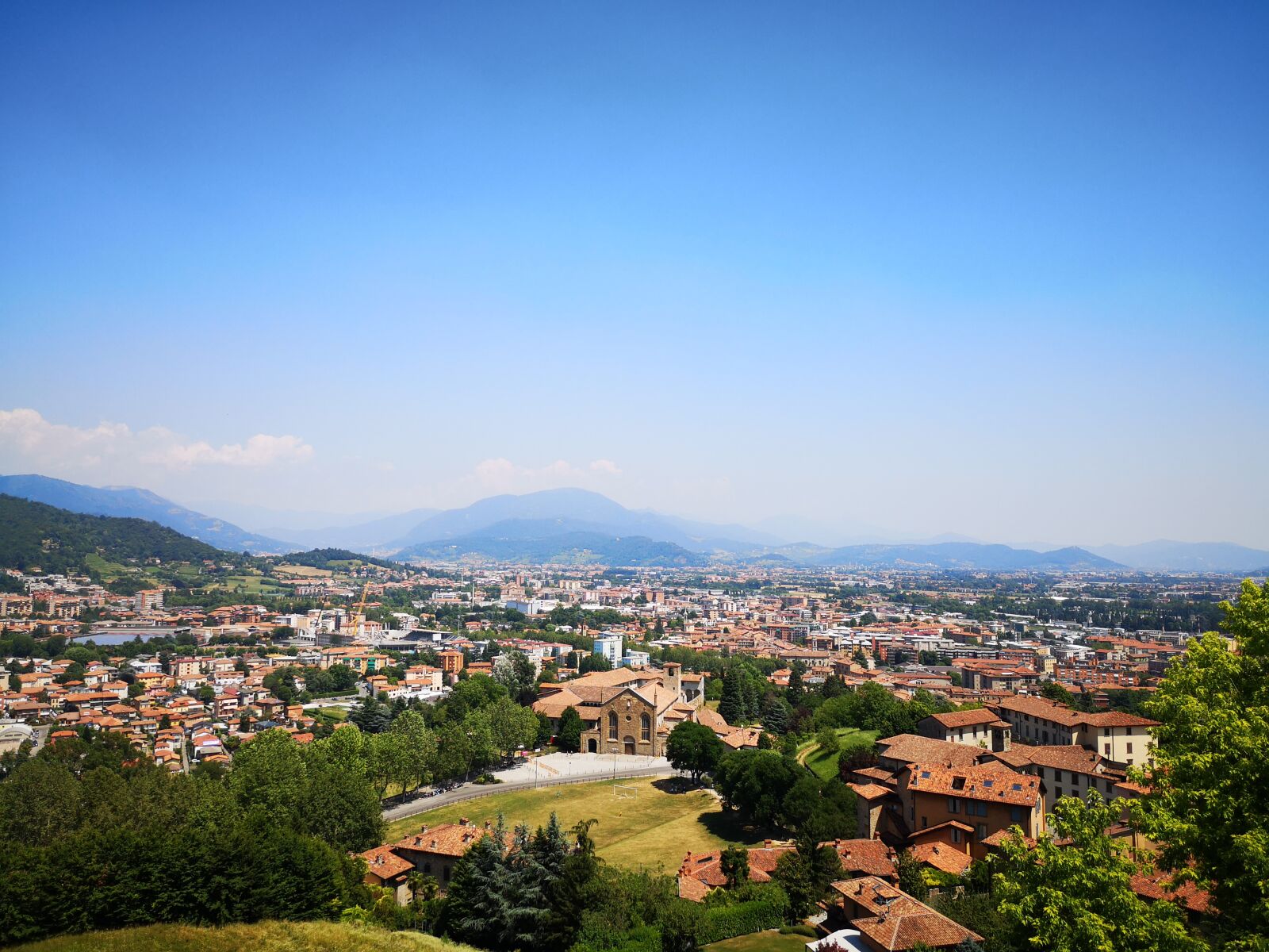 HUAWEI P20 sample photo. Bergamo, italy, panormama photography