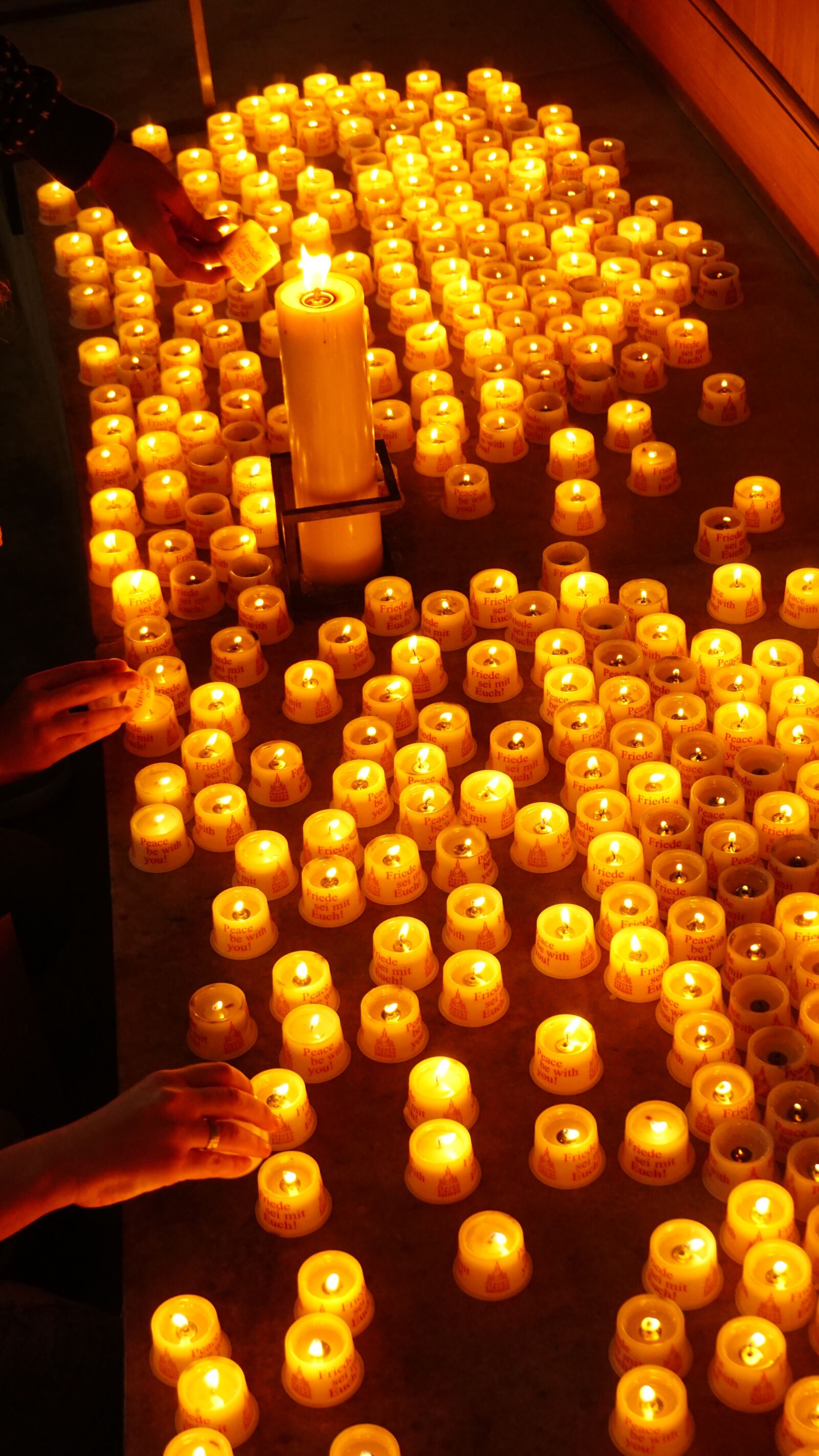 Sony a6000 sample photo. Candle, church, light photography