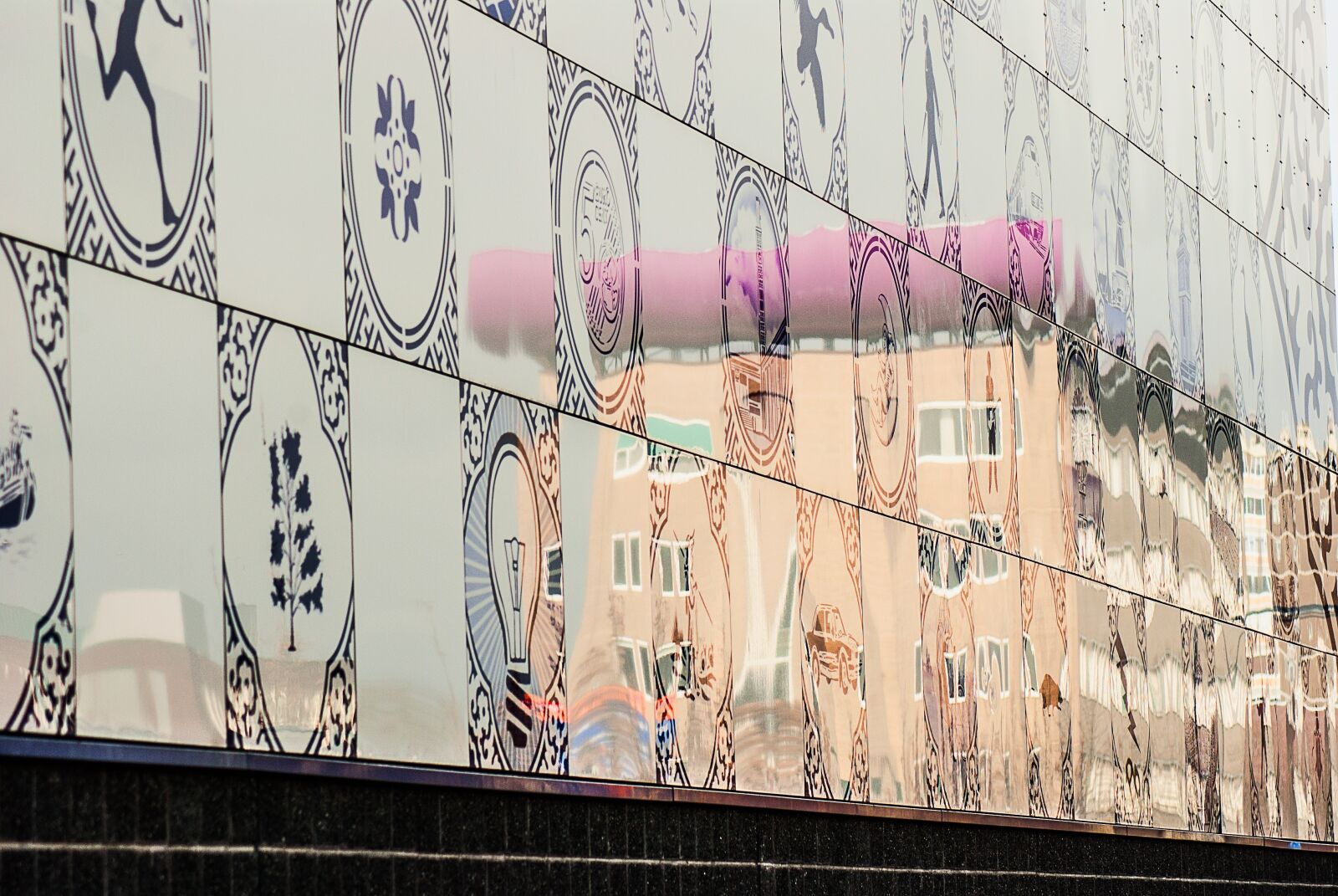 Nikon D3000 sample photo. Building, enschede, reflection photography