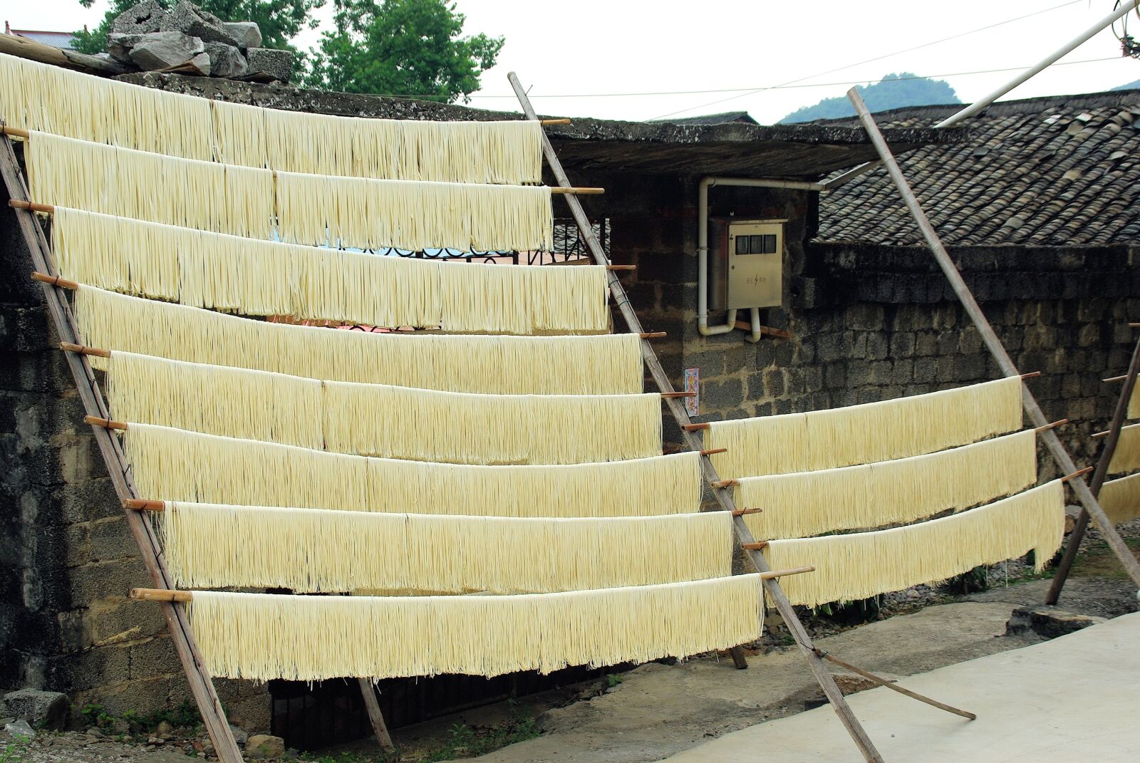 Pentax K200D sample photo. China, guilin, noodles photography