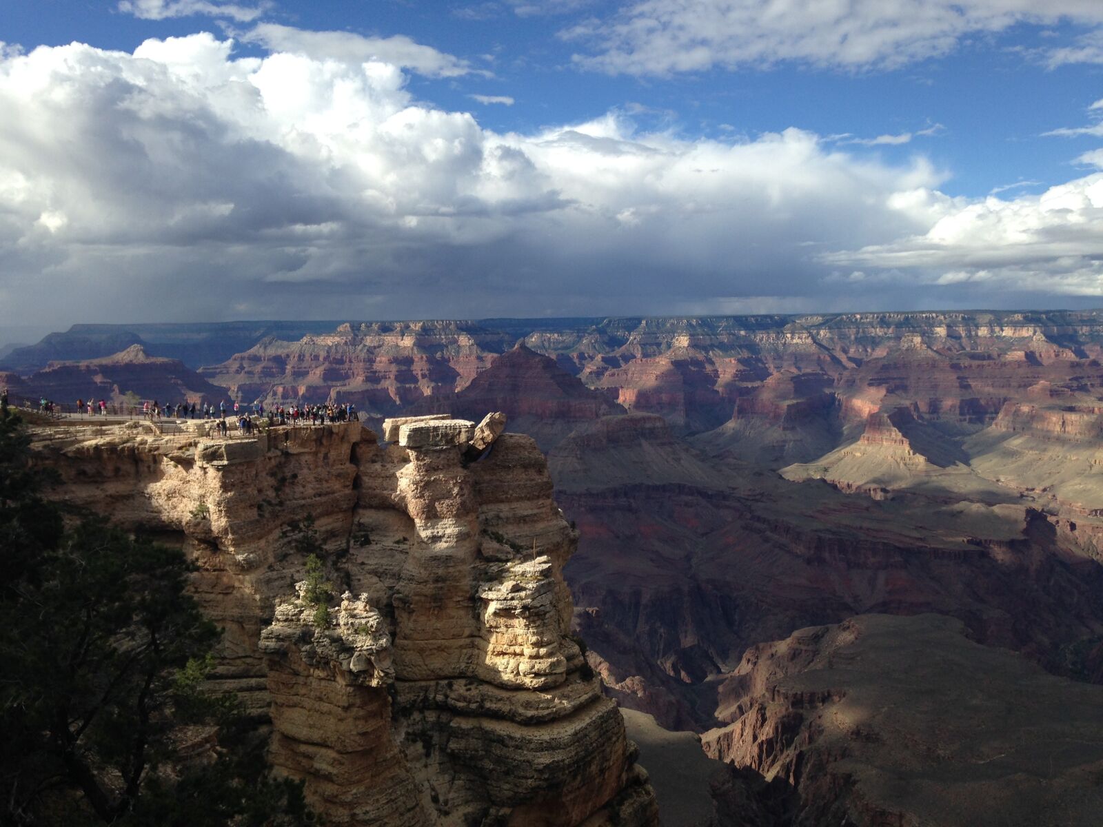Apple iPhone 5c sample photo. Grand canyon, clouds, mountain photography