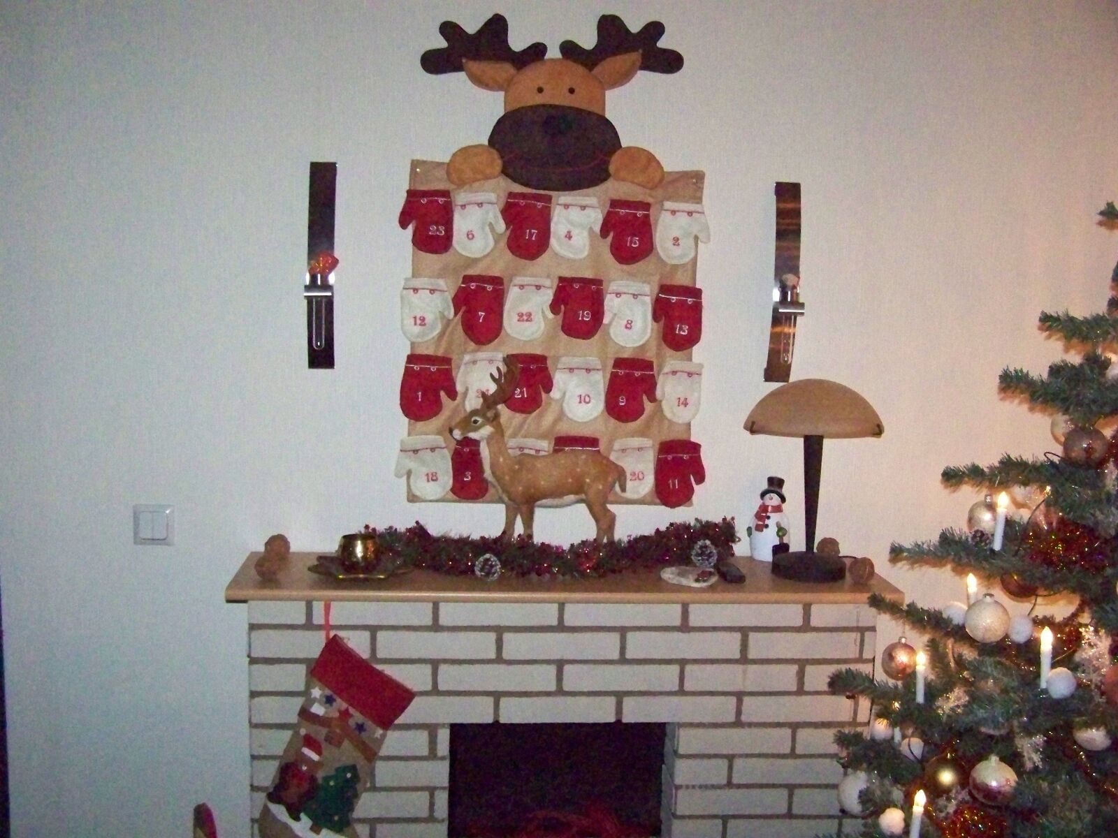 Kodak EASYSHARE ZD710 ZOOM DIGITAL CAMERA sample photo. Christmas, advent calendar, fireplace photography