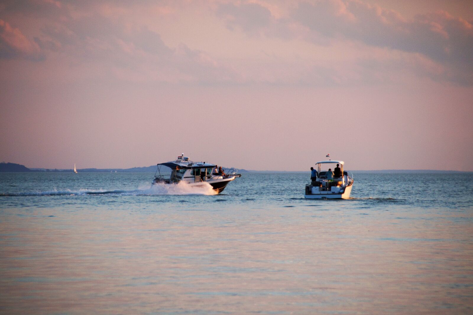 Sony SLT-A58 sample photo. Lake, balaton, evening photography