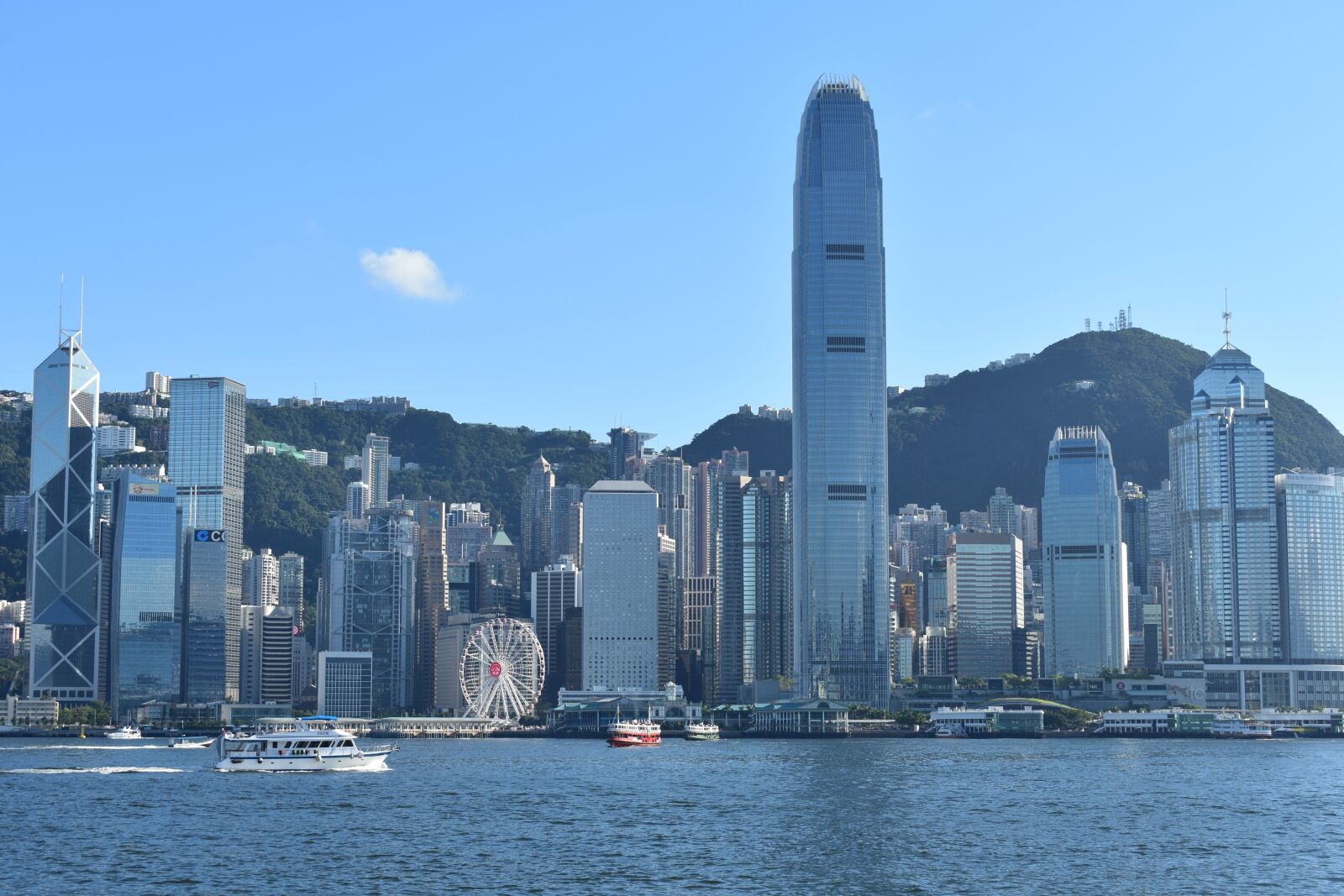 Nikon D3400 sample photo. Victoria harbour, hong kong photography
