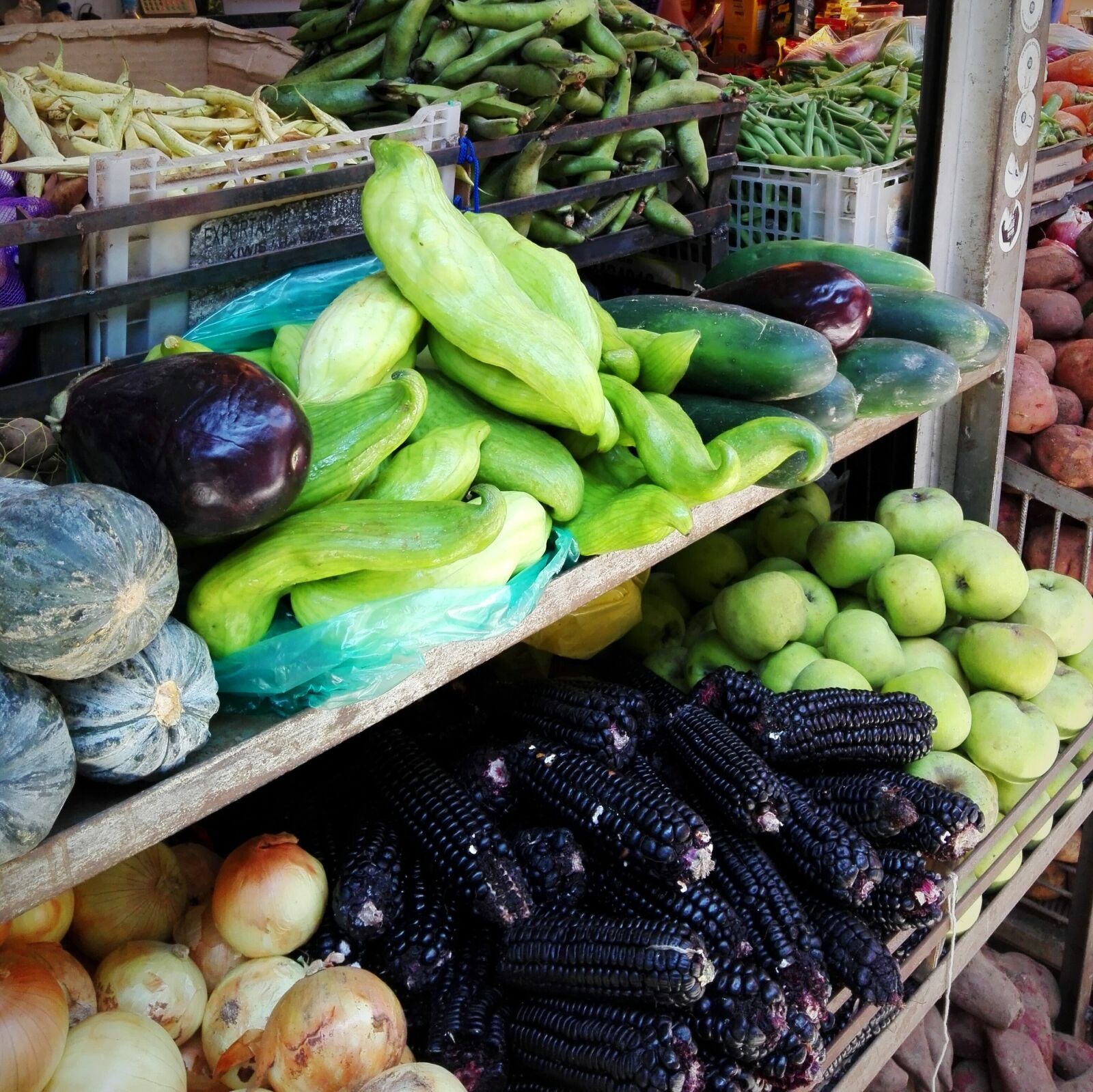 HUAWEI P8 Lite sample photo. Fruit, vegetables, market photography
