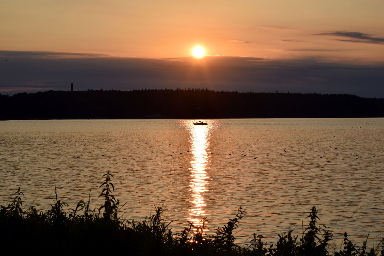 Nikon D5300 sample photo. Sunset, water, sea photography