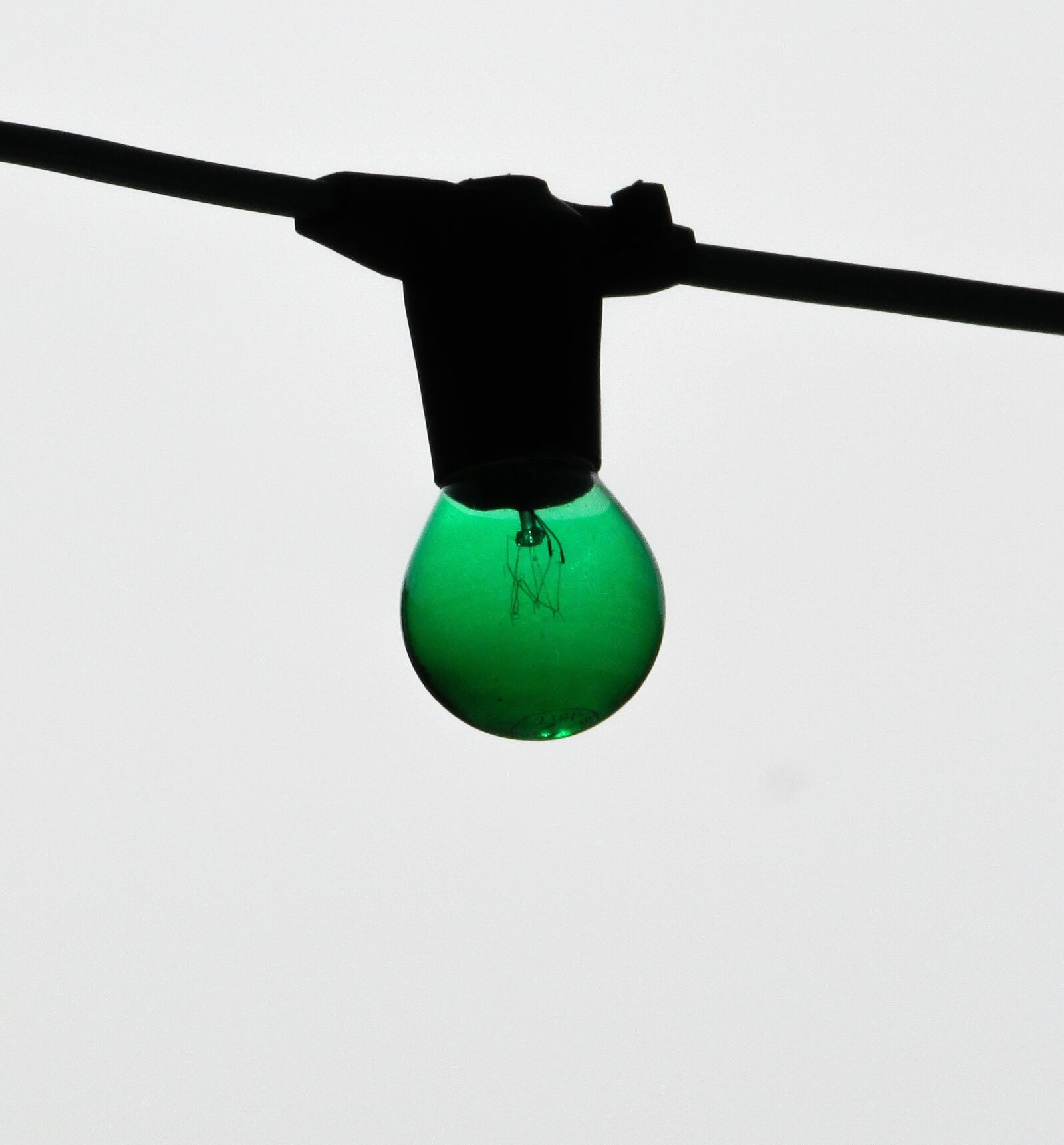 Canon PowerShot SX400 IS sample photo. Lamp, green, colour photography