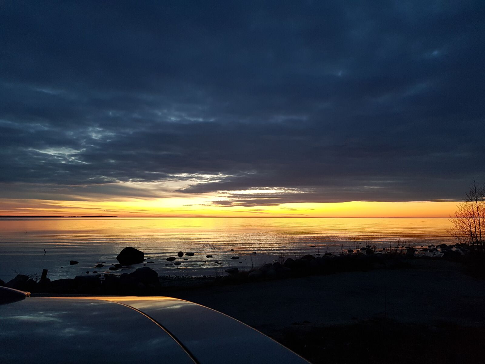 Samsung Galaxy S8 sample photo. Night, sunset, clouds photography