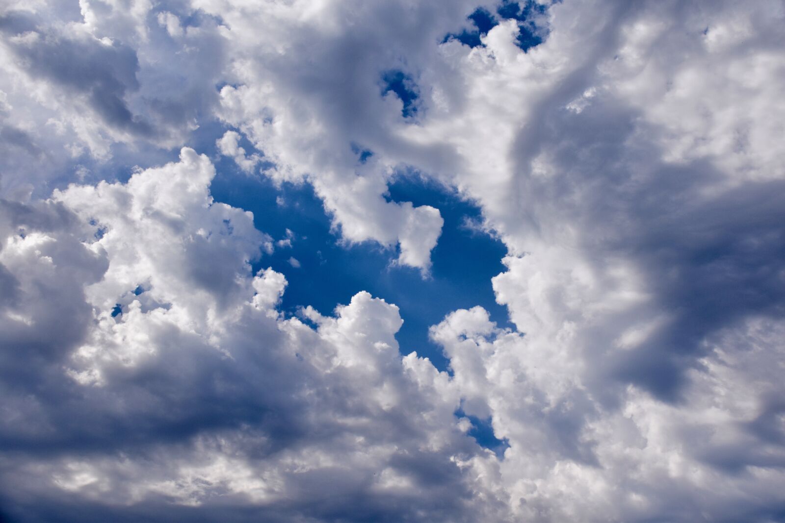 Nikon D5600 sample photo. Clouds, cumulus, blue sky photography